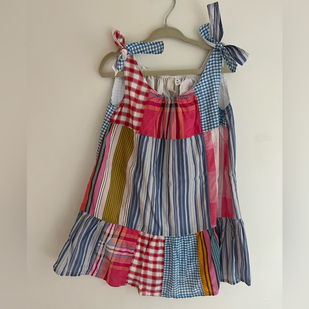 Anthropologie Pilcro Plaid Patchwork Midi Dress